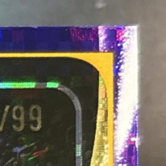 2025-26 Topps Hoops Stephen Curry Light Burst Purple /99 #261 Season Highlight
