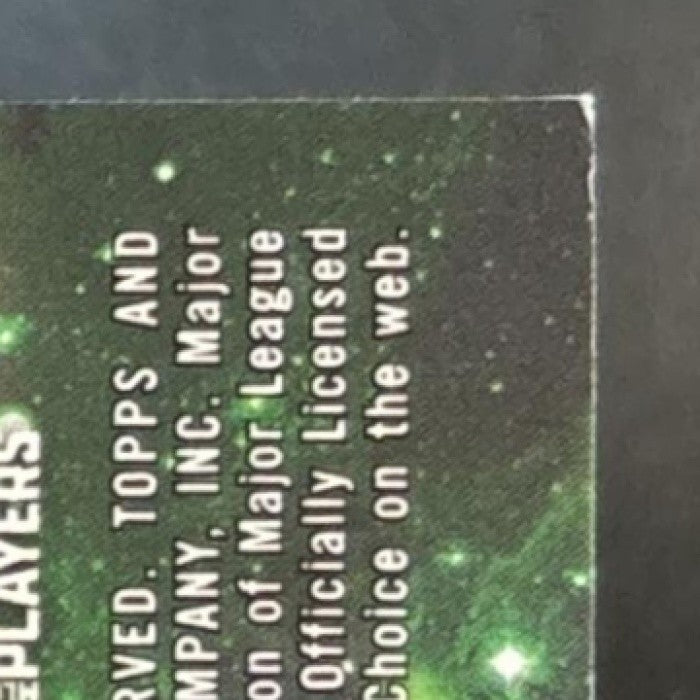 2024 Topps Cosmic Chrome Junior Caminero Into the Cosmo Gold Interstellar /50 RC
