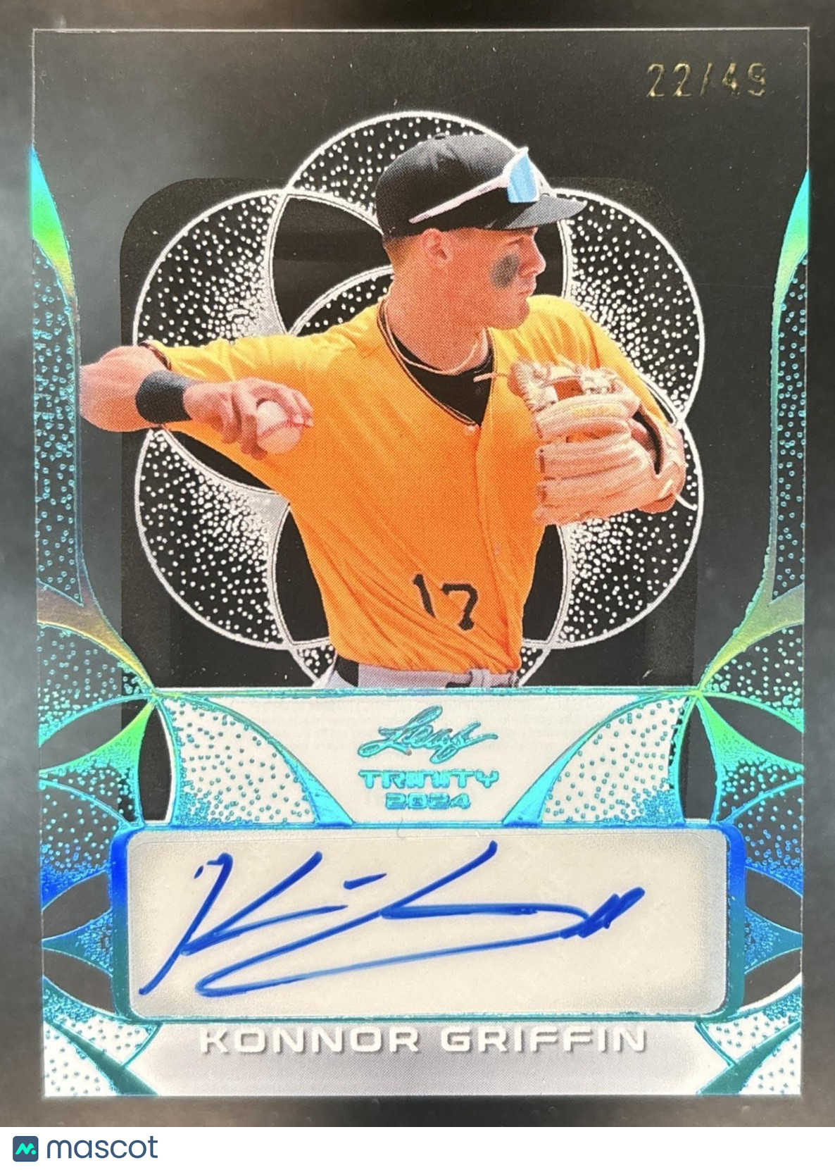2024 Leaf Trinity Konnor Griffin Auto Platinum /49 #BA-KG1