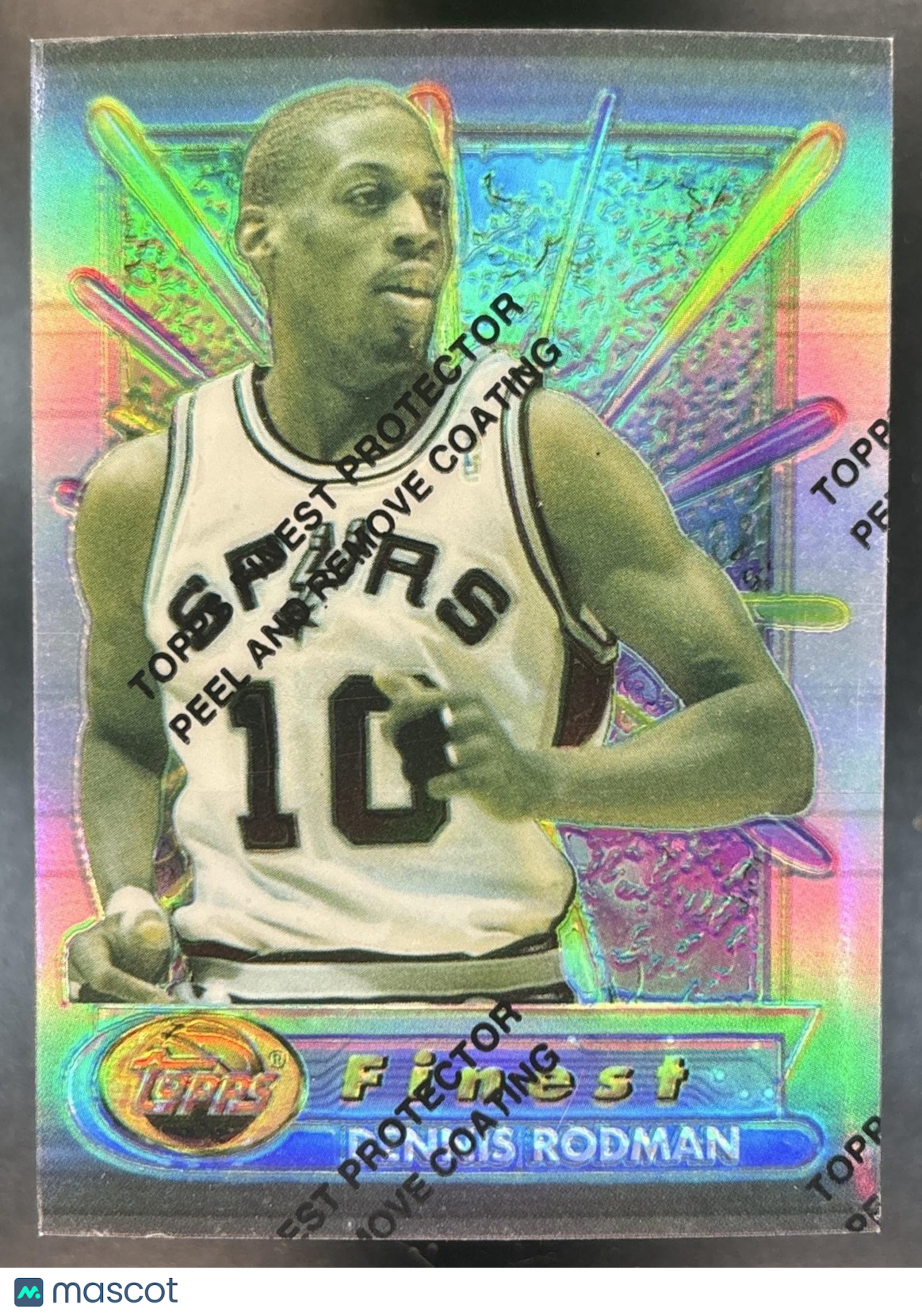 1994-95 Topps Finest Dennis Rodman Refractor #134 San Antonio Spurs