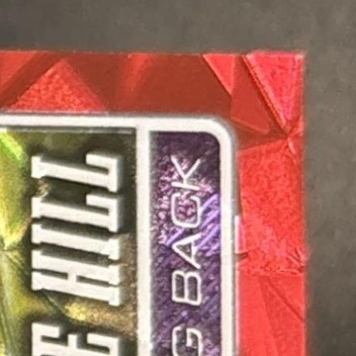 2026 Topps Justice Hill Red Diamante Foil 1/5 #18 Baltimore Ravens