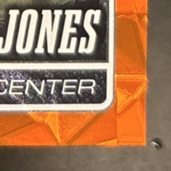 2026 Topps Logan Jones Orange Diamante Foil 25/25 #359 RC Chicago Bears