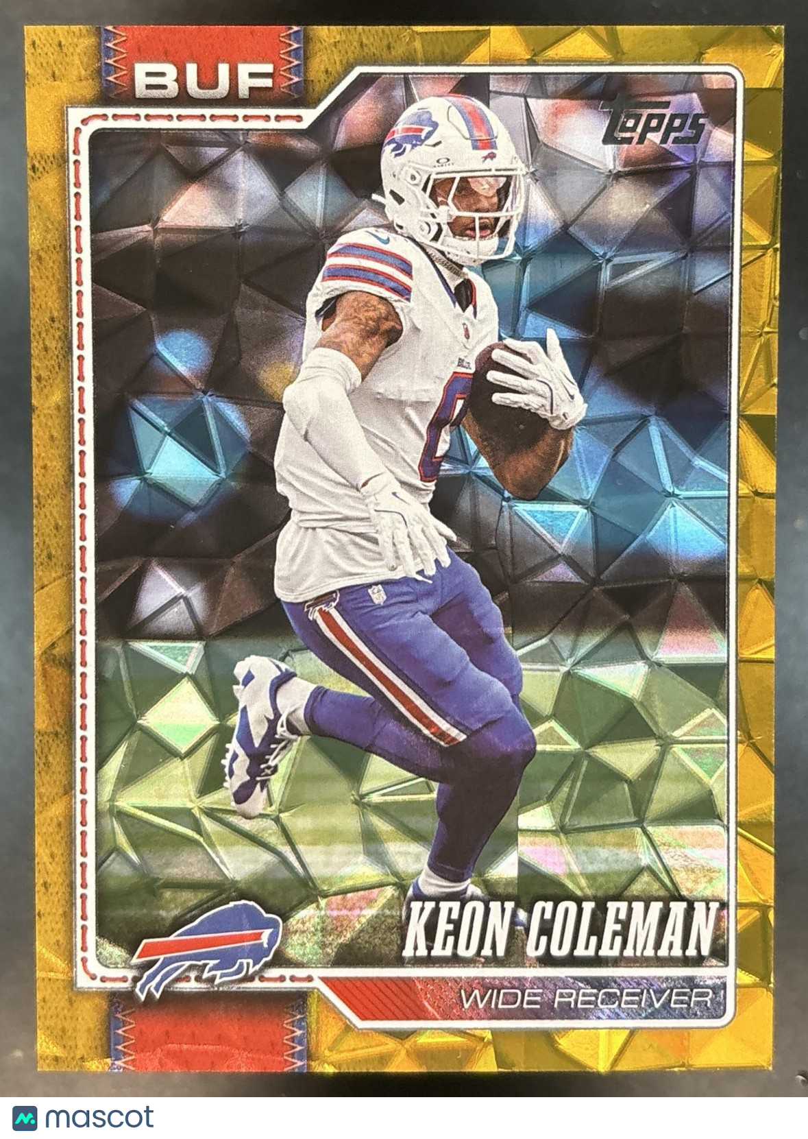 2026 Topps Keon Coleman Gold Diamante Foil /50 #20 Buffalo Bills