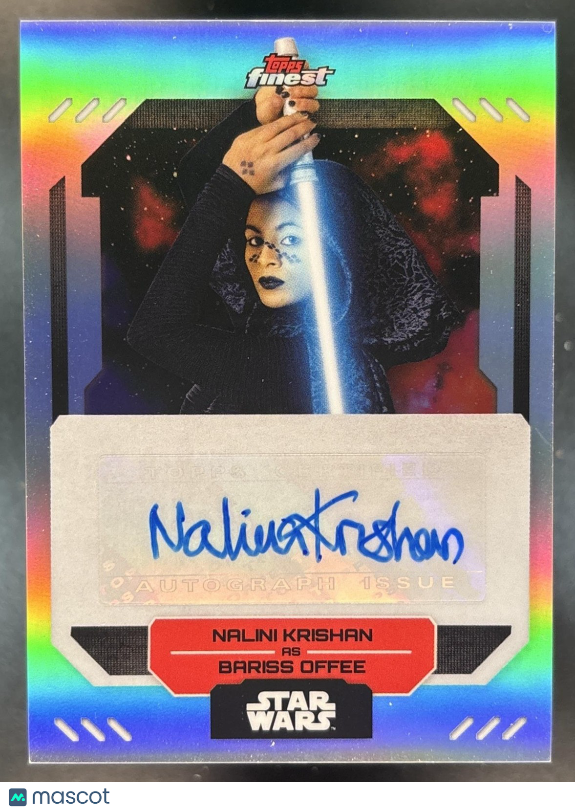2023 Topps Finest Star Wars Nalini Krishan Auto (refractor) #FA-NK