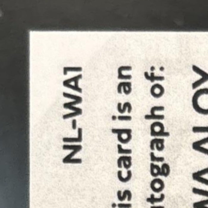 2025 Leaf Metal Wehiwa Aloy Next In Line Auto /49 #NL-WA1