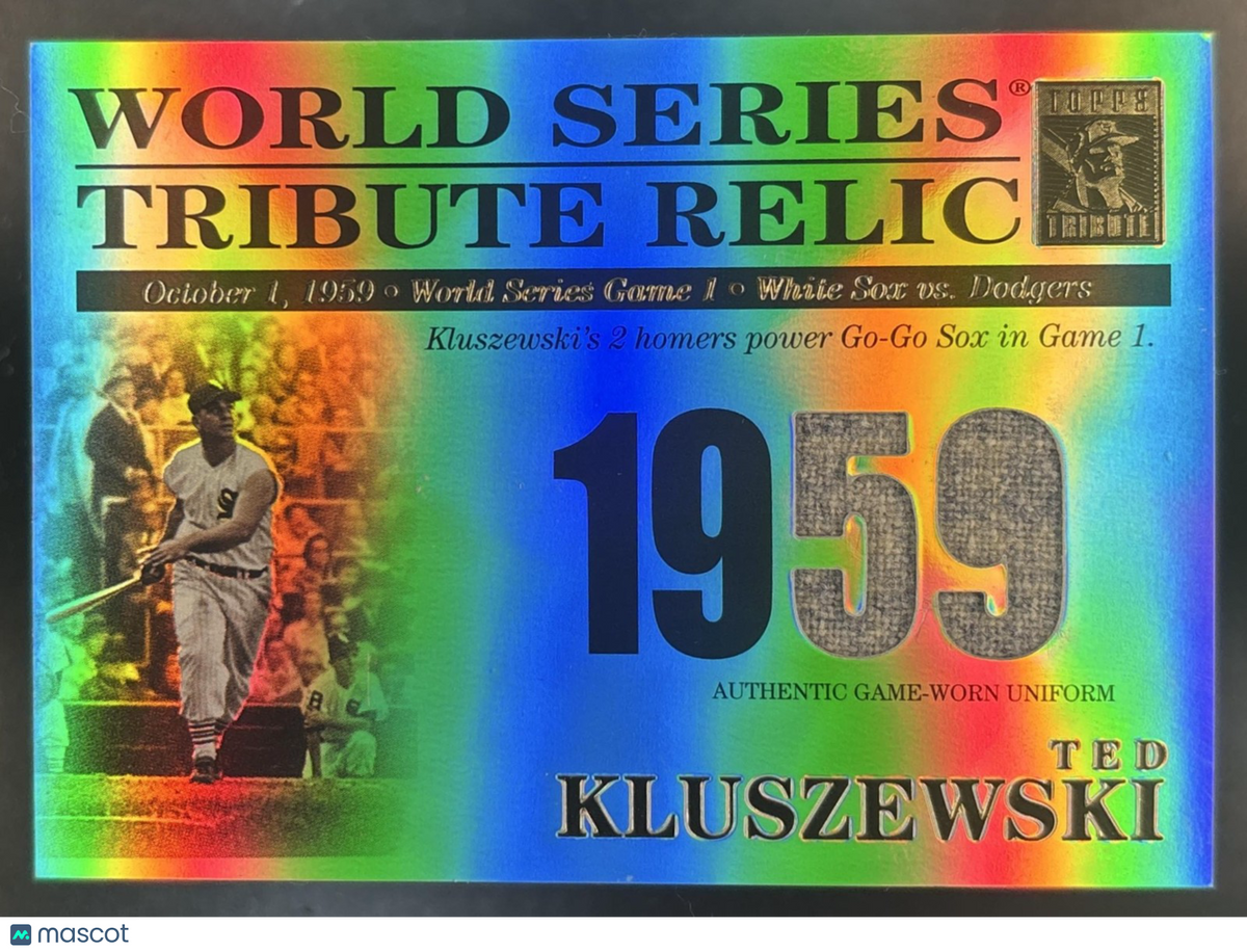 2003 Topps Tribute World Series Ted Kluszewski Relics /425 Chicago White Sox
