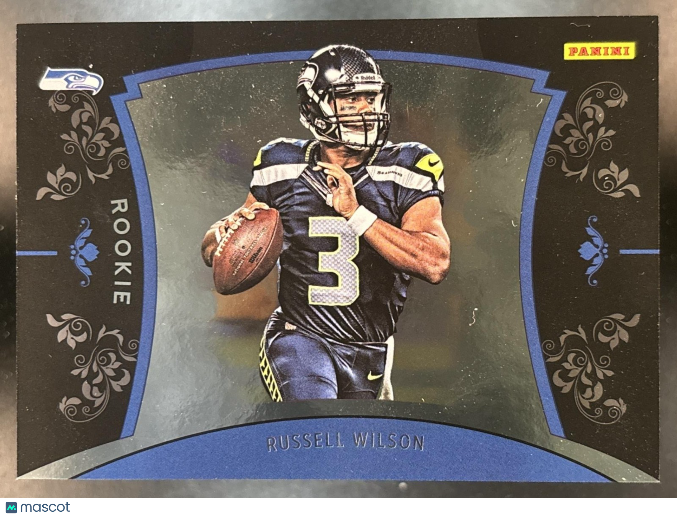 2012 Panini Black Friday Russell Wilson /599 #48 Seattle Seahawks