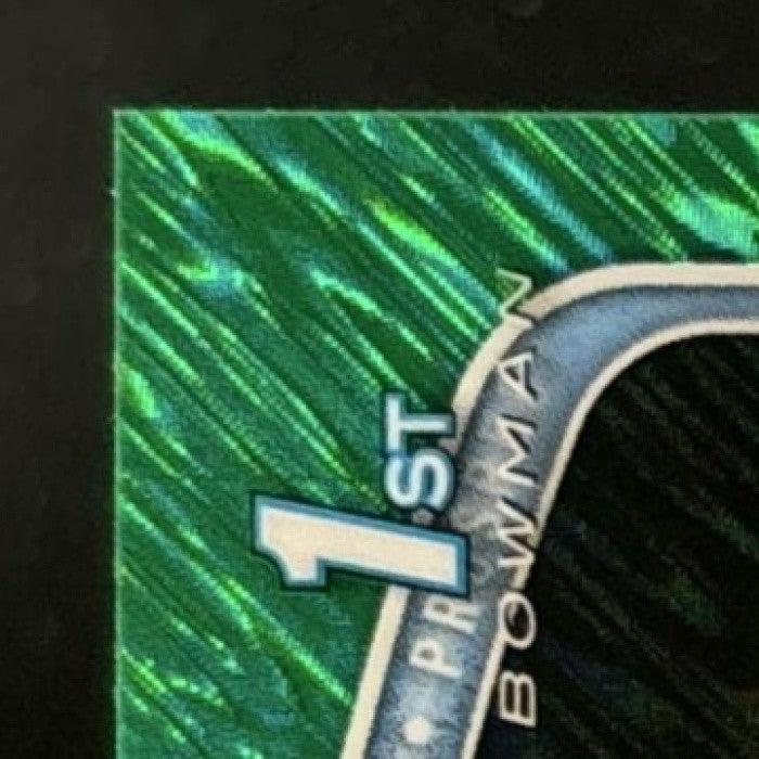 2025-26 Bowman Caleb Wilson Chrome Green Shimmer /99 #BCP-83 1st Prospect