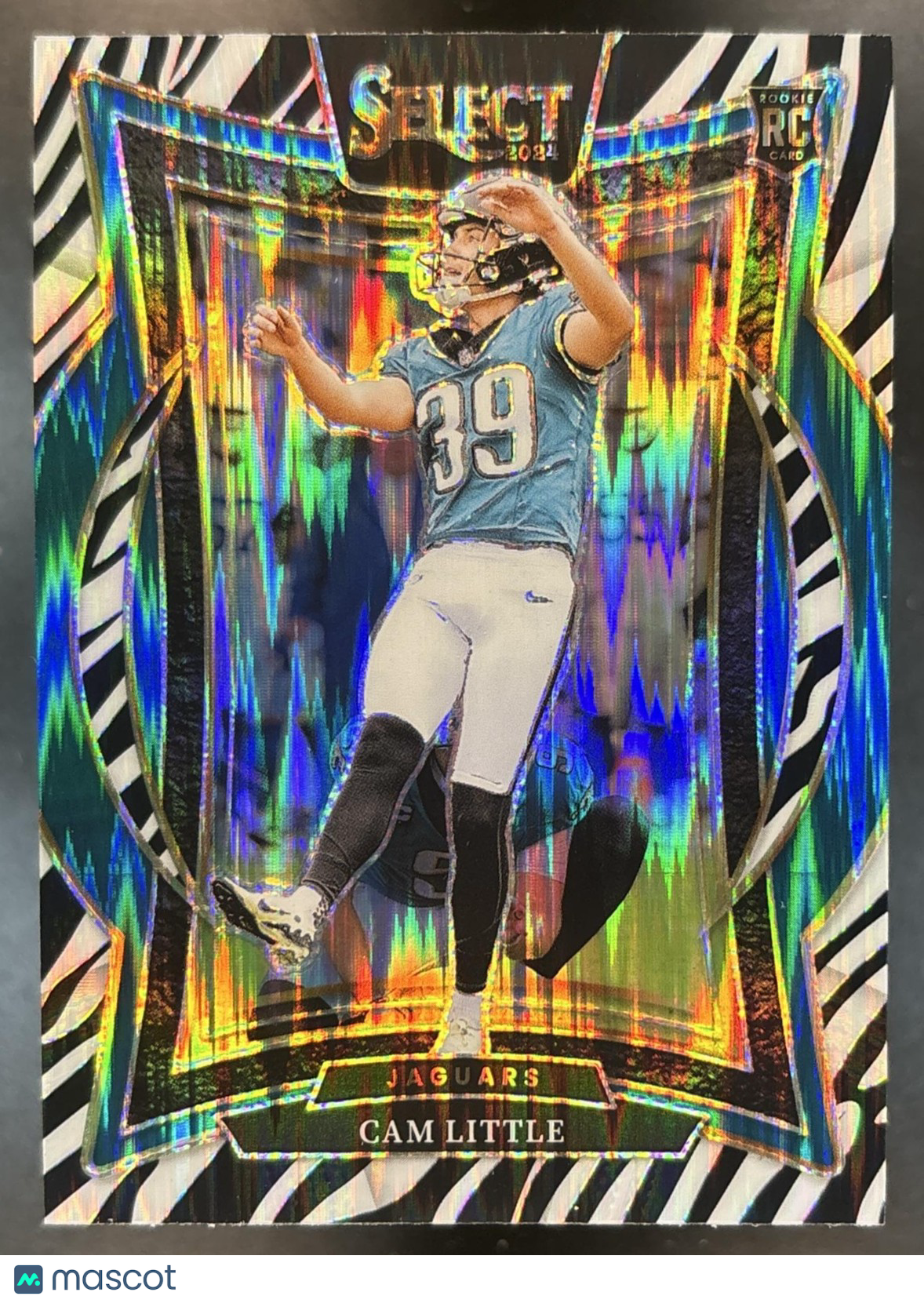 2024 Panini Select Cam Little Zebra Prizm Shock #49 RC Jacksonville Jaguars