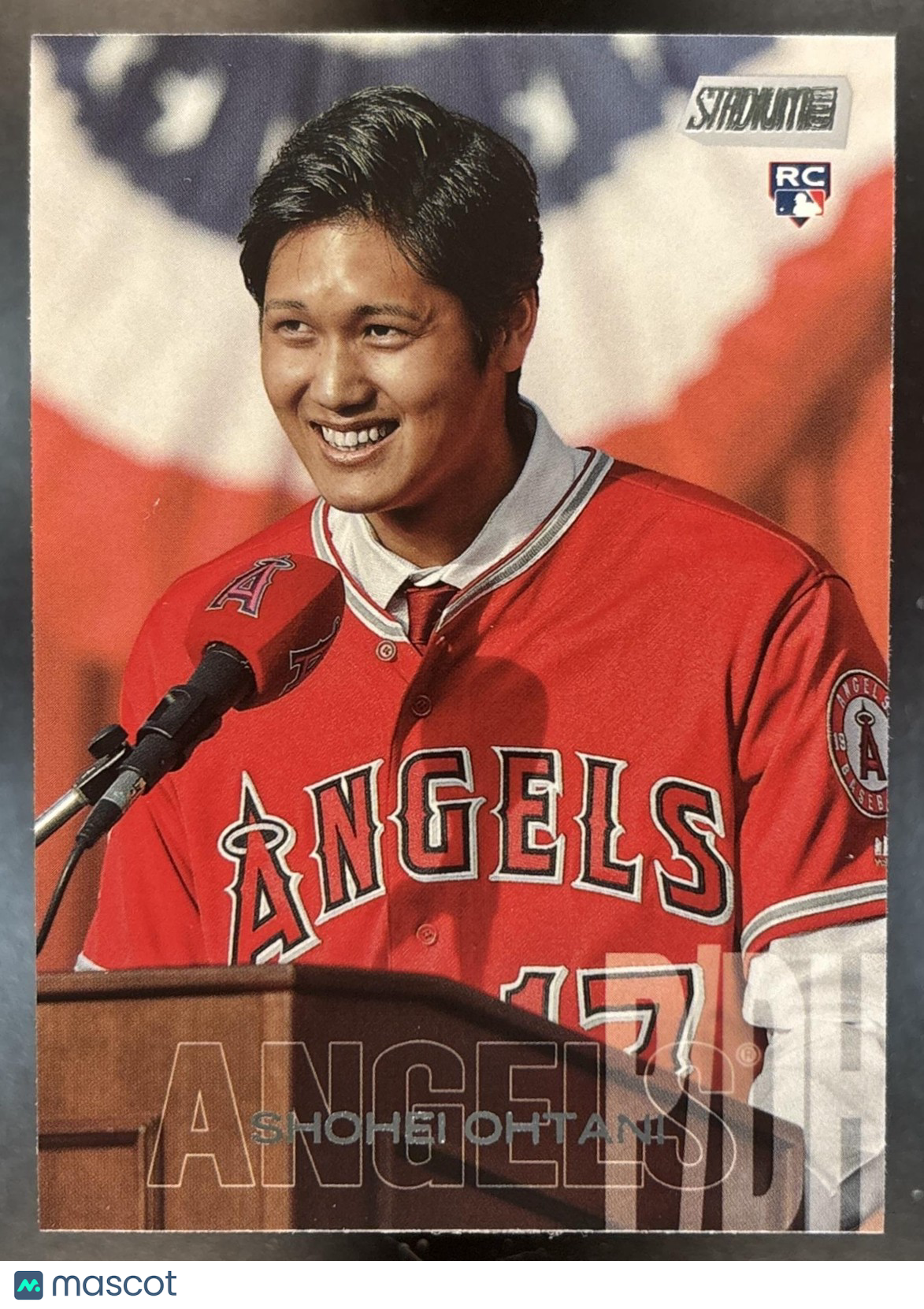 2018 Topps Stadium Club Shohei Ohtani #138a RC Los Angeles Angels