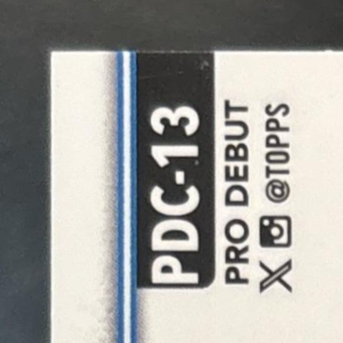 2025 Topps Pro Debut Sebastian Walcott Chrome Aqua /75 #PDC-13 RoughRiders