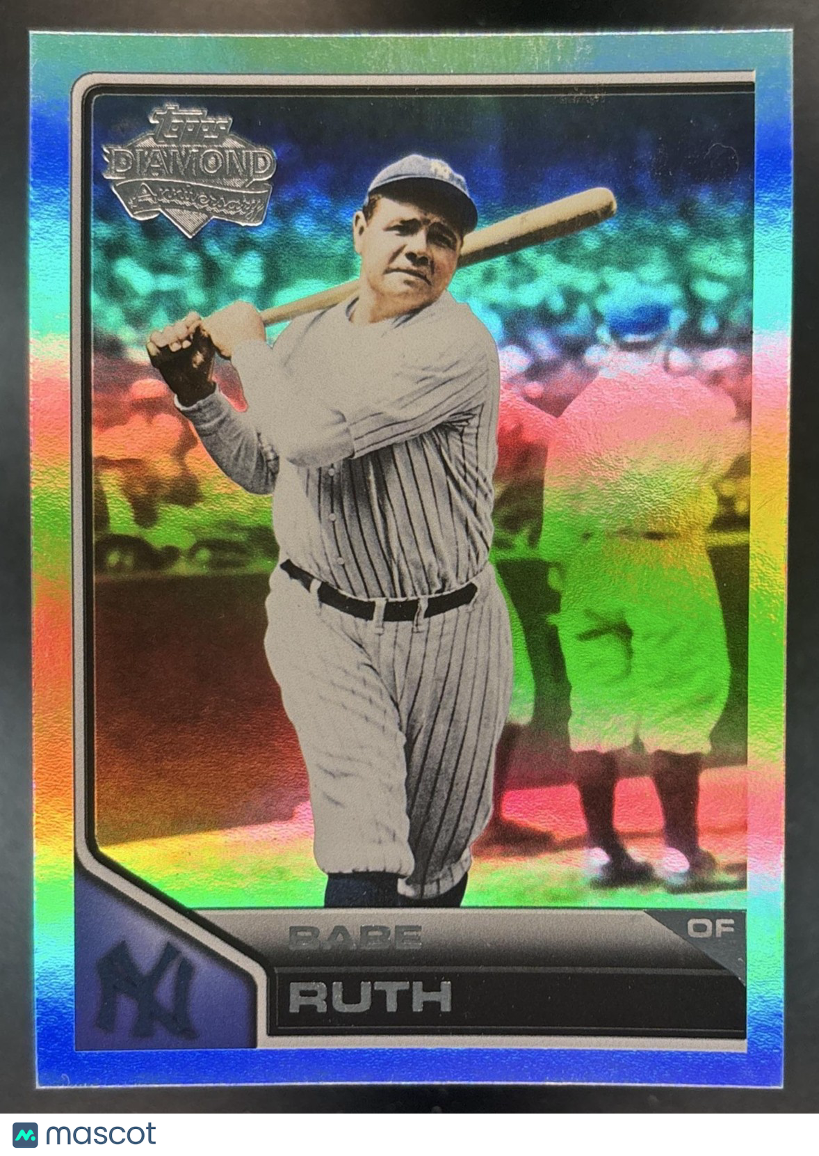 2011 Topps Lineage Babe Ruth Diamond Anniversary Refractor #100 New York Yankees