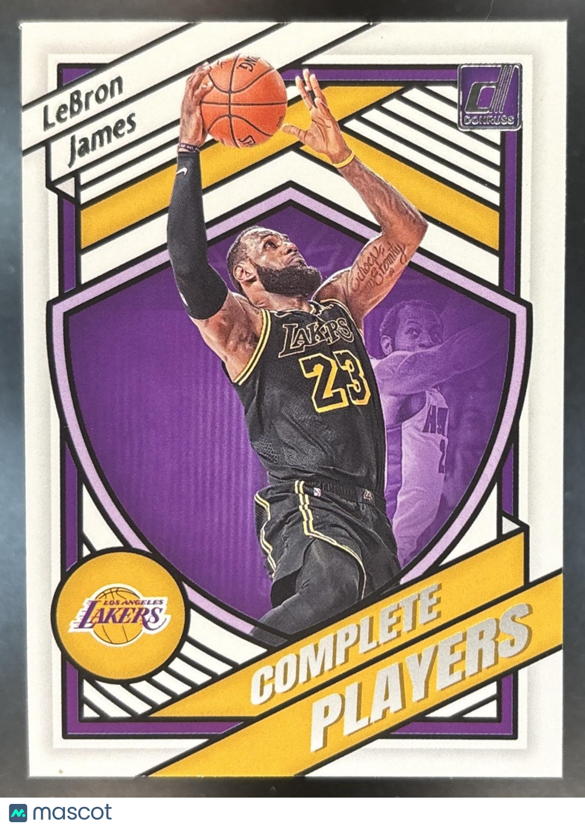 2020-21 Panini Donruss LeBron James Complete Players #4 Los Angeles Lakers