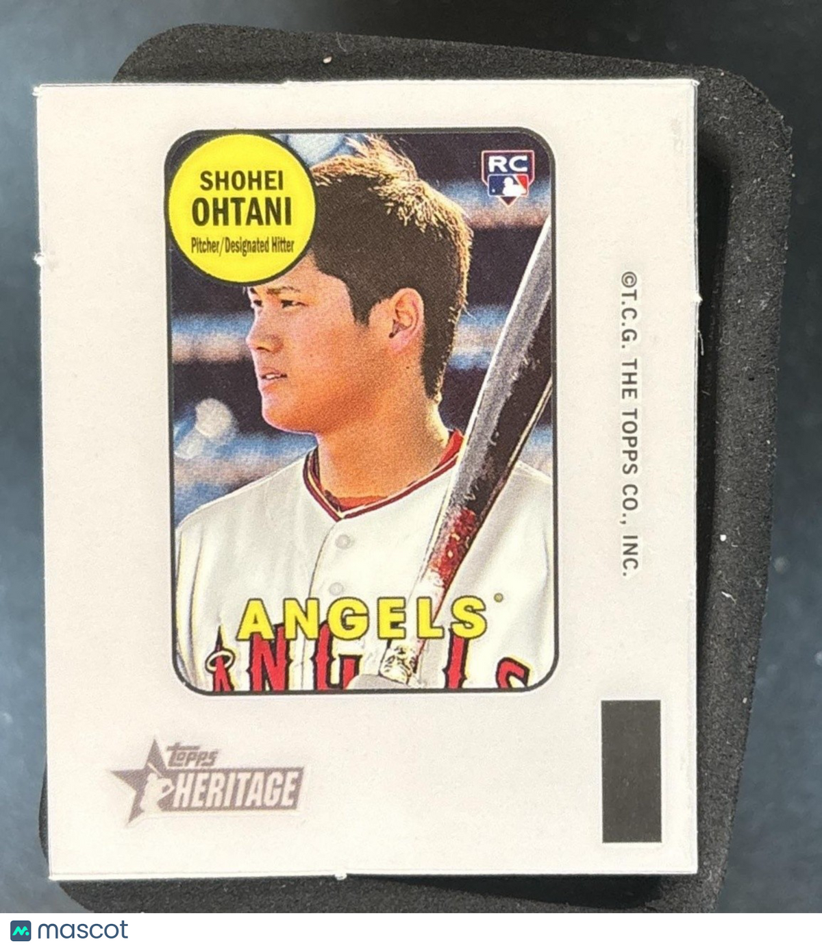 2018 Topps Heritage Shohei Ohtani 1969 Decals High Number RC Los Angeles Angels