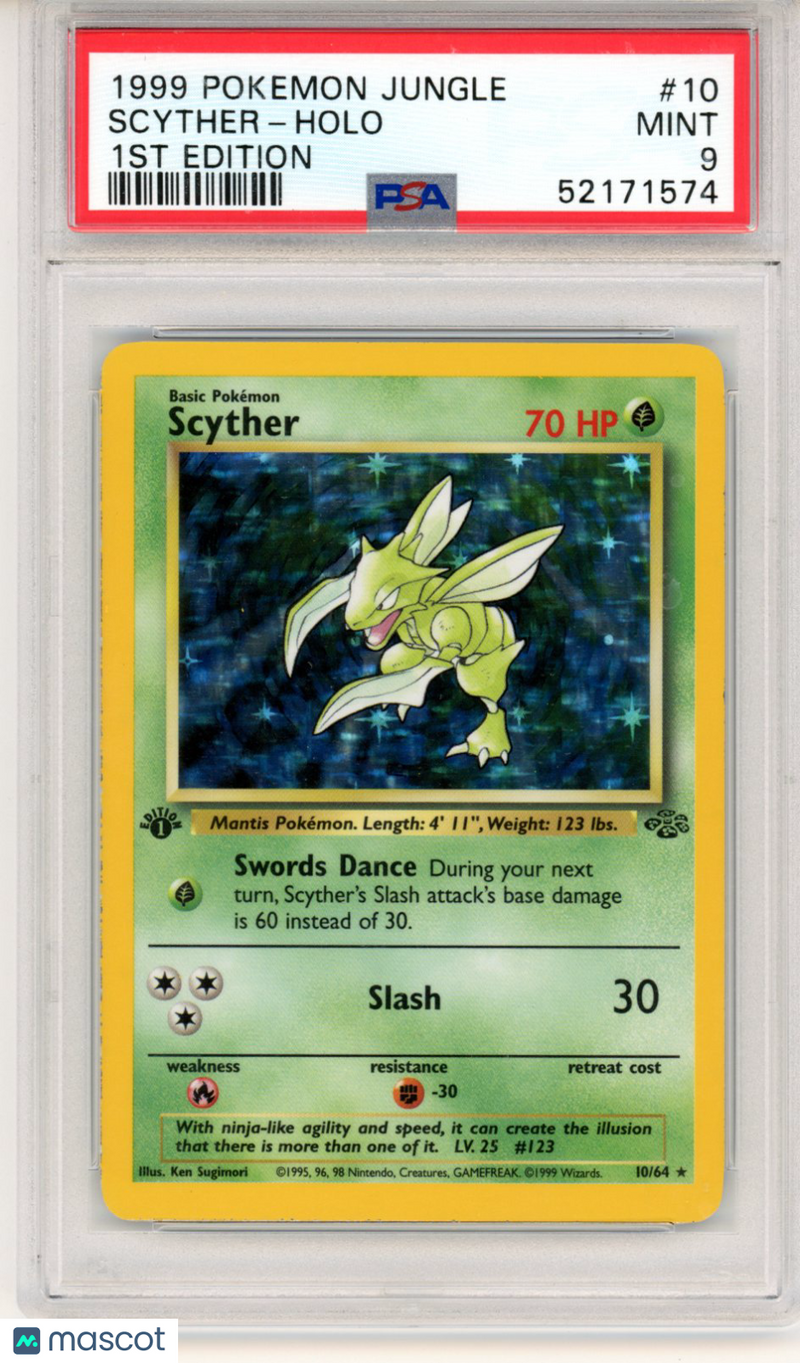 1999 Pokemon Jungle Scyther