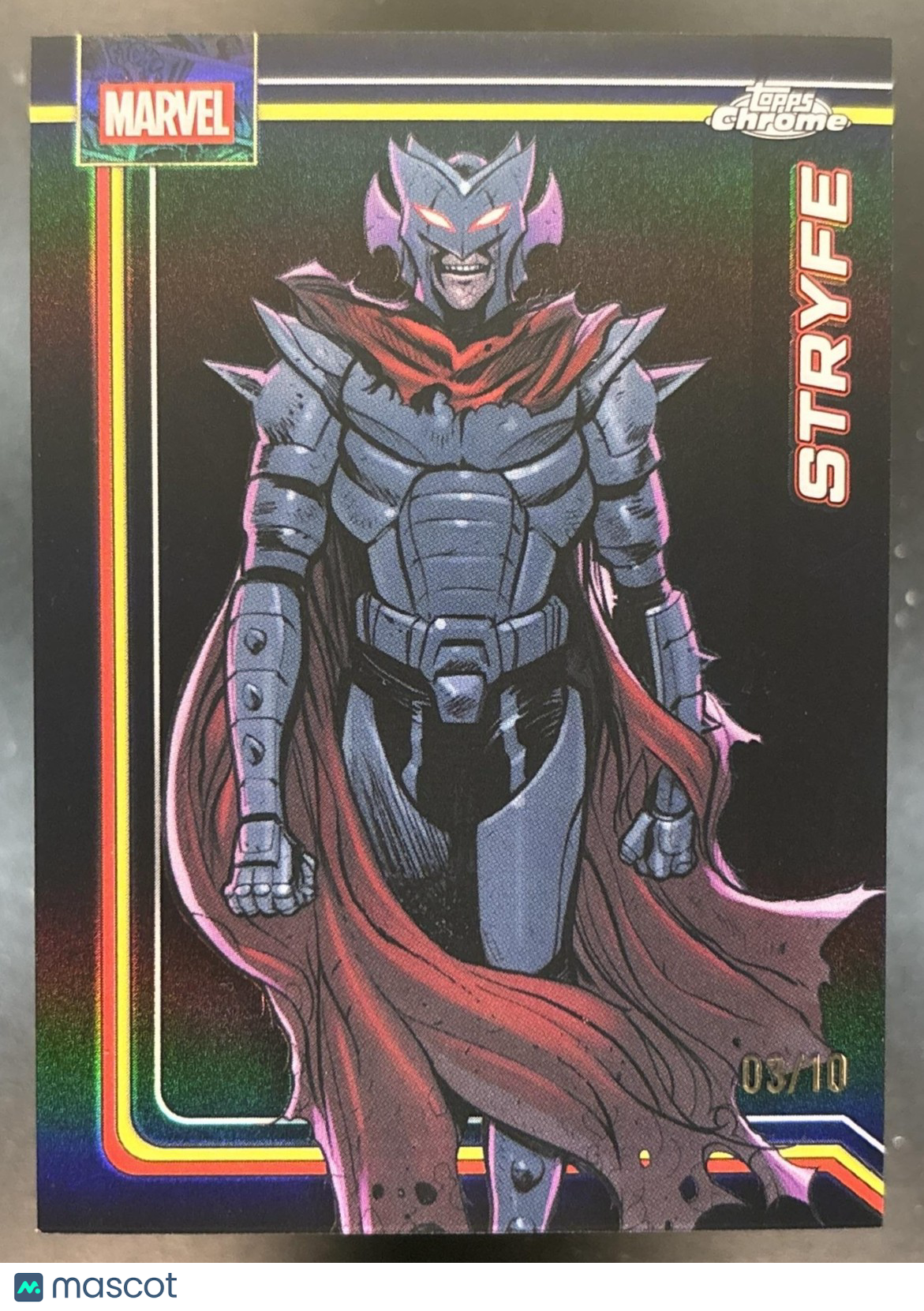 2026 Topps Chrome Marvel Comics Stryfe Black Refractor /10 #171