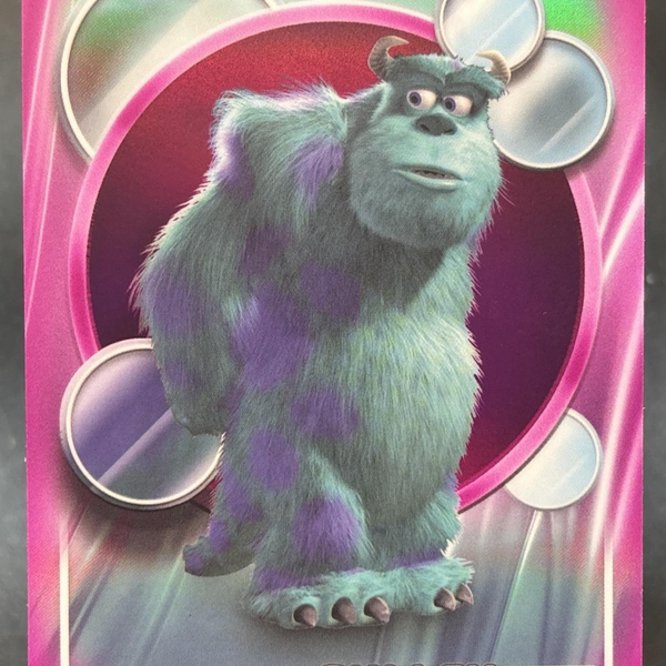 2026 Topps Chrome Disney Sulley Magenta Refractor /399 #29 Monsters, I