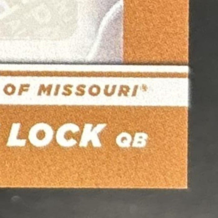2019 Contenders Draft Picks Collegiate Drew Lock Signatures /18 #10 RC Auto