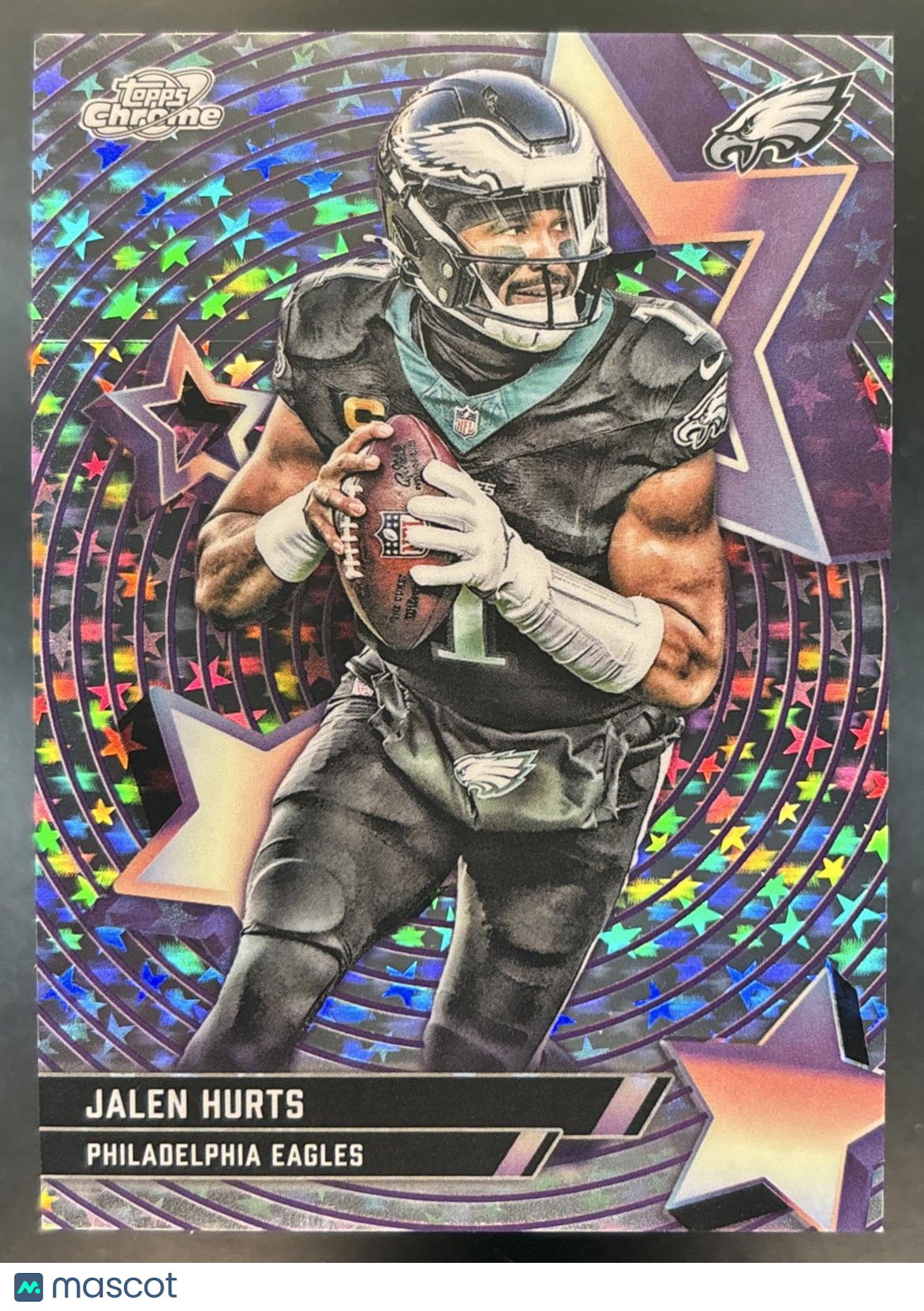 2025 Topps Cosmic Chrome Jalen Hurts Starfractor #SF-41 SP Philadelphia Eagles