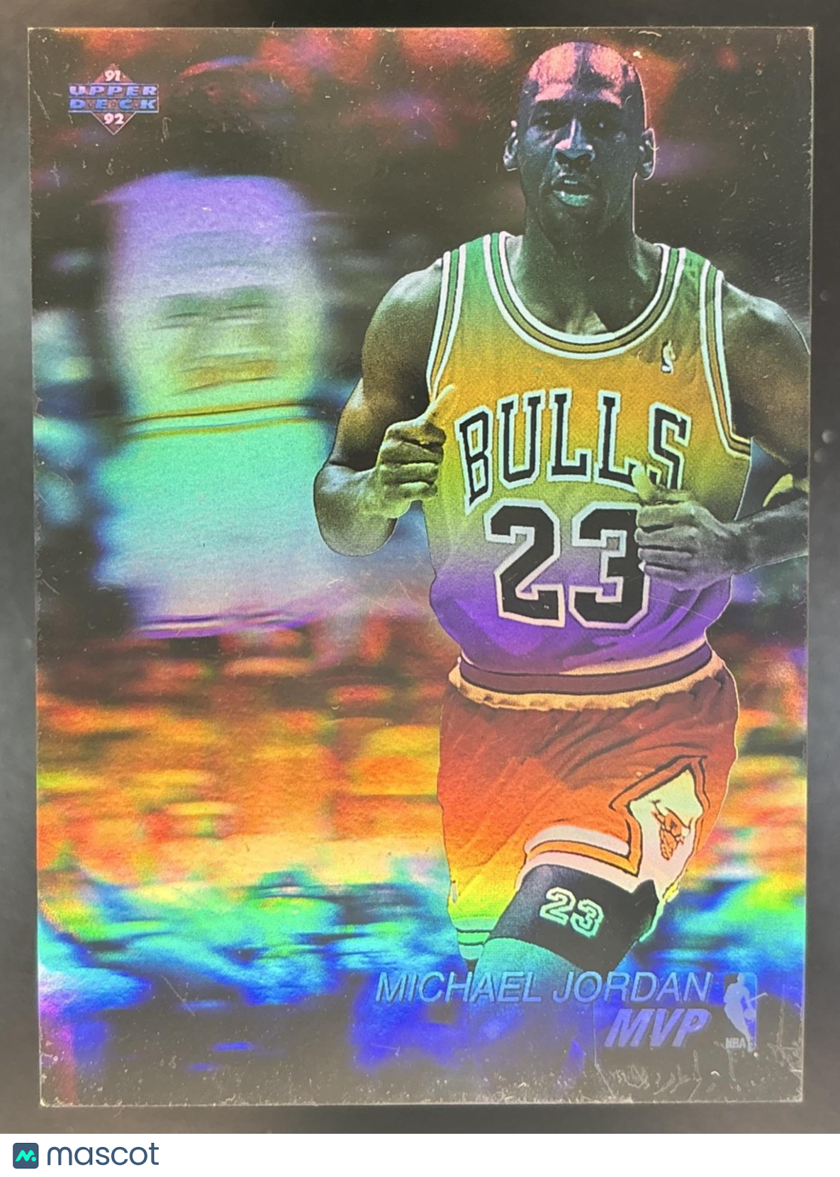 1991-92 Upper Deck Michael Jordan Award Winner Holograms #AW4 Chicago Bulls