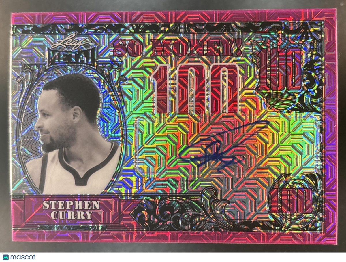 Metal Stephen Curry Pink Mojo 07/10 #SM-SC1 Golden State Warriors