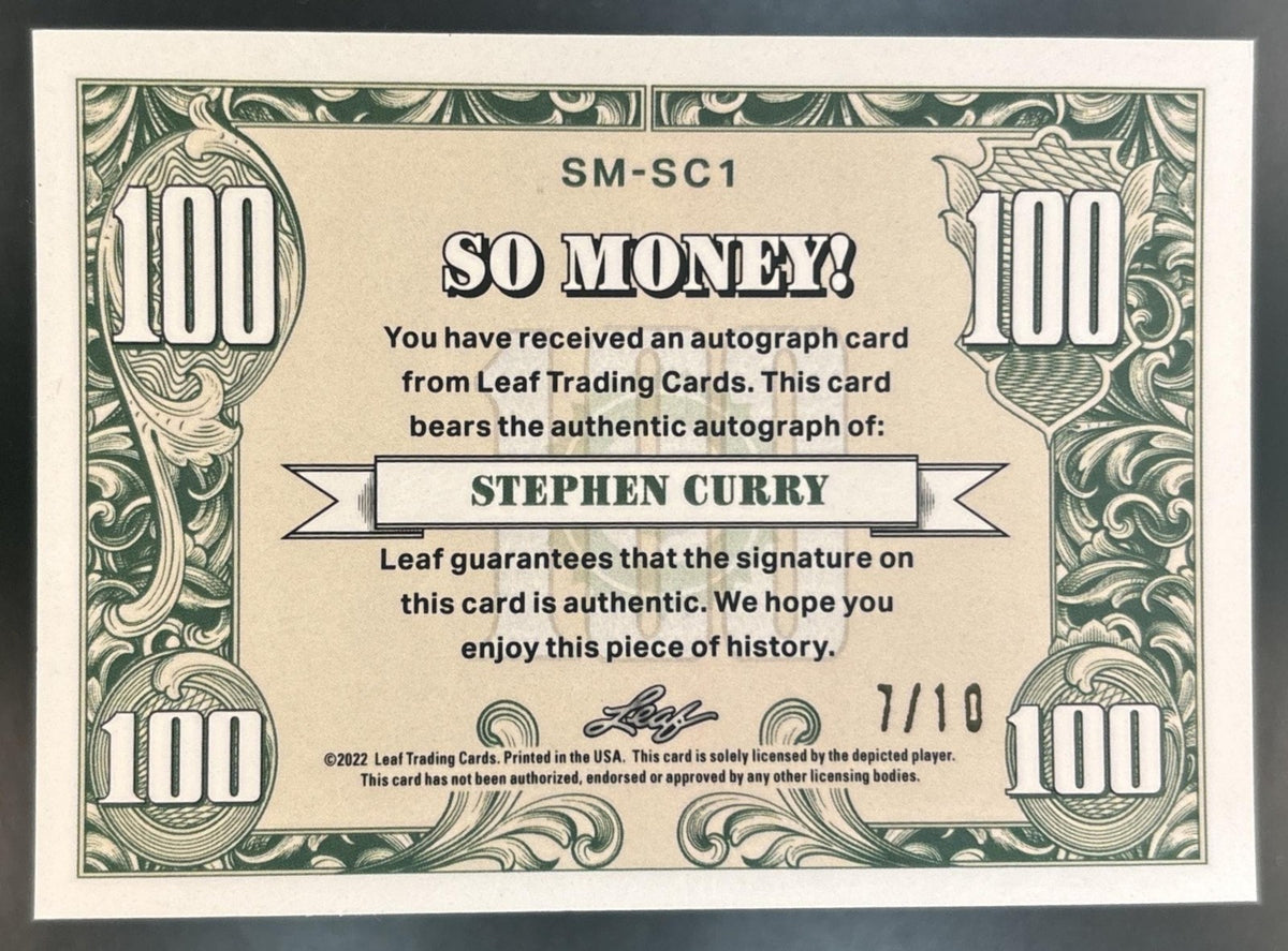 Metal Stephen Curry Pink Mojo 07/10 #SM-SC1 Golden State Warriors