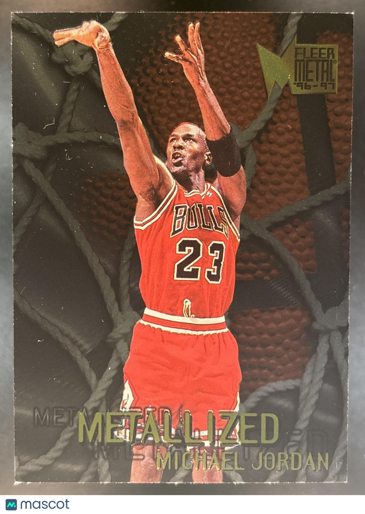 1996 Skybox Metal Michael Jordan #128 Chicago Bulls