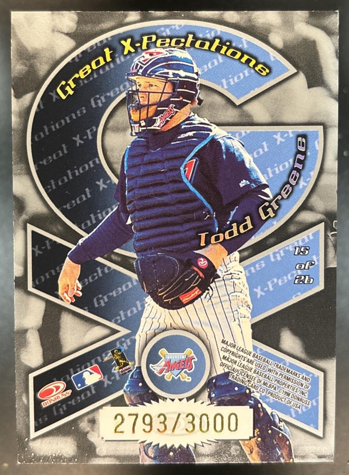 1998 Donruss Preferred Mike Piazza Todd Greene Great X Pectations /3000 #15