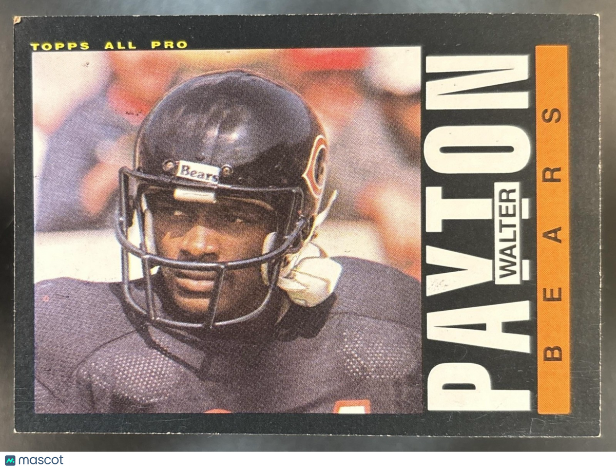 1985 Topps Walter Payton #33 Chicago Bears