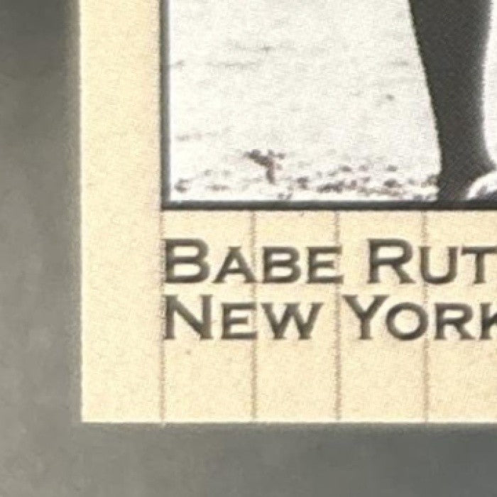 2002 Fleer Greats of the Game Babe Ruth Jimmie Foxx Dueling Duos