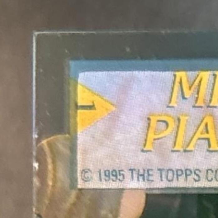 1995 Topps Stadium Club Mike Piazza Clear Cut #1 Los Angeles Dodgers