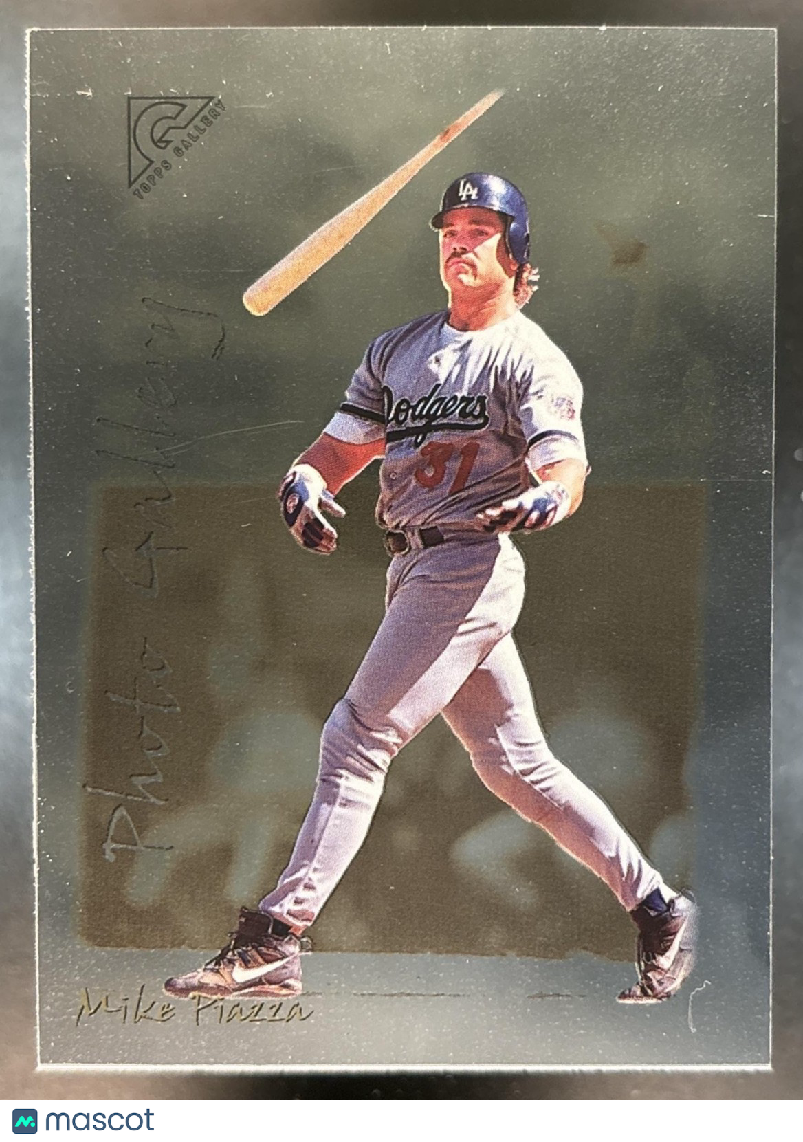 1998 Topps Gallery Mike Piazza Photo #PG6 Los Angeles Dodgers