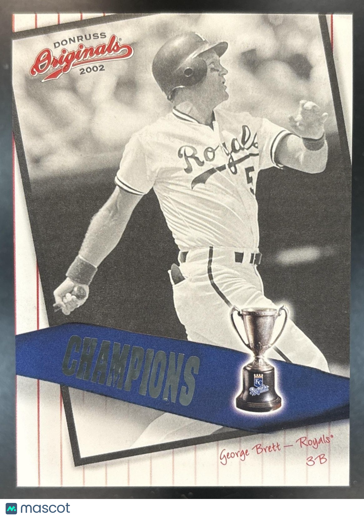 2002 Donruss Originals George Brett Champions /800 #C-2 Kansas City Royals