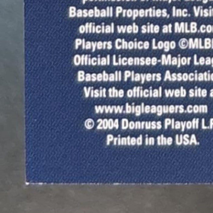 2005 Donruss Mark Loretta Production Line BA Black /25 #PL-6 San Diego Padres