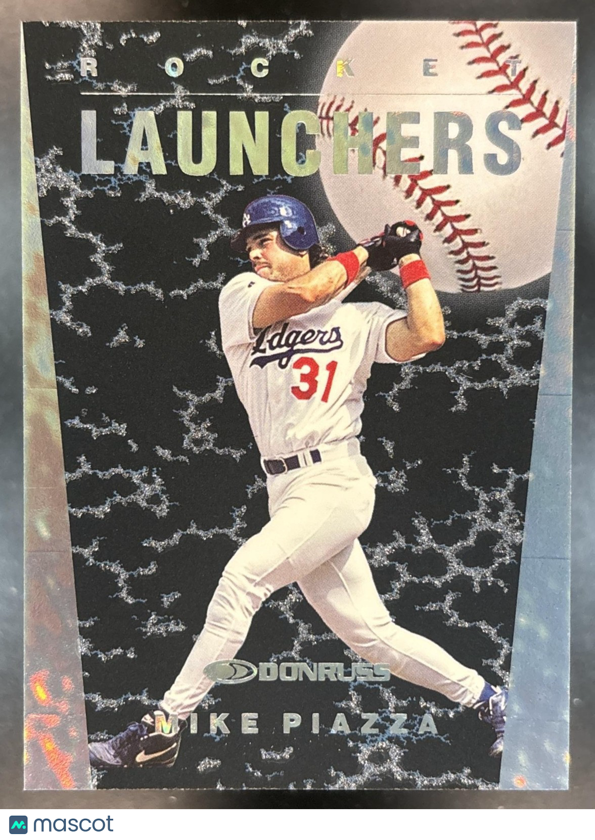 1997 Donruss Mike Piazza Rocket Launchers /5000 #4 Los Angeles Dodgers