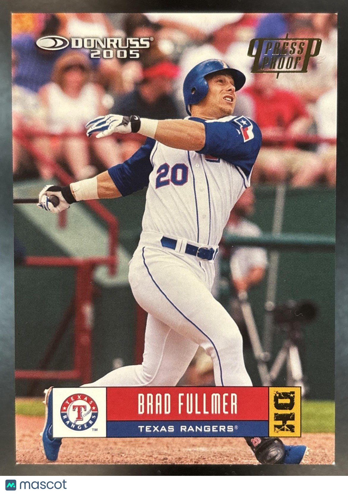2004 Donruss Brad Fullmer Press Proofs Gold /25 #72