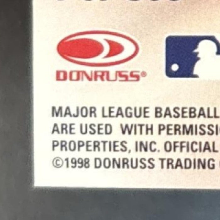 1998 Donruss Nomar Garciaparra Press Proofs Gold #412 Boston Red Sox