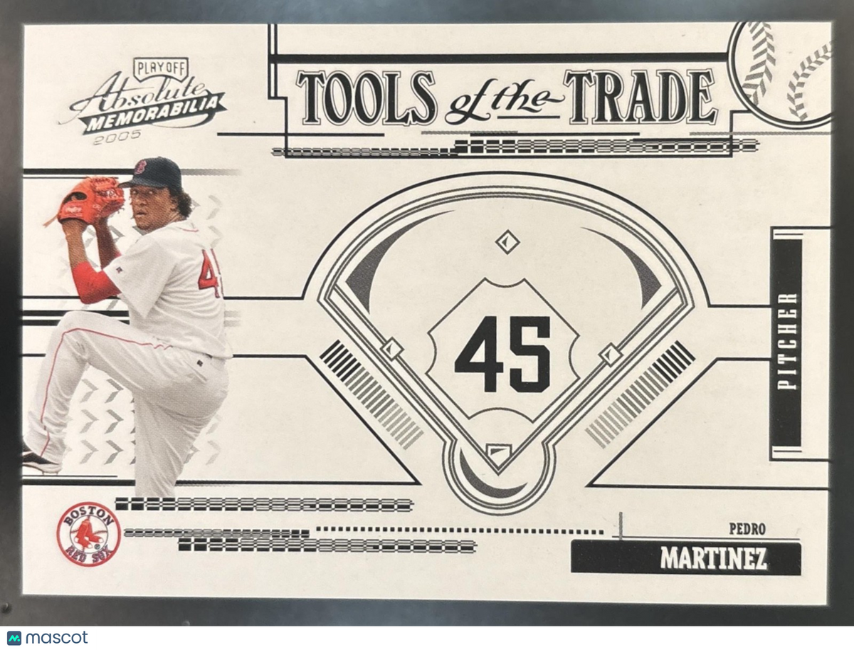 2005 Playoff Absolute Memorabilia Pedro Martinez Tools of the Trade Black /100