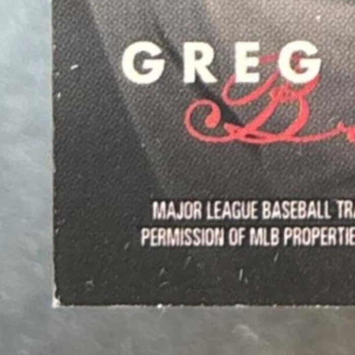 1996 Donruss Studio Greg Maddux Stained Glass Stars #4 Atlanta Braves