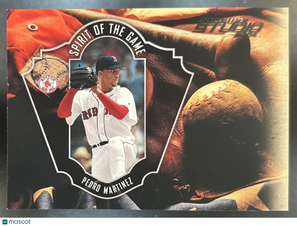 2004 Donruss Studio Pedro Martinez Spirit of the Game /999 #SOG-9 Boston Red Sox