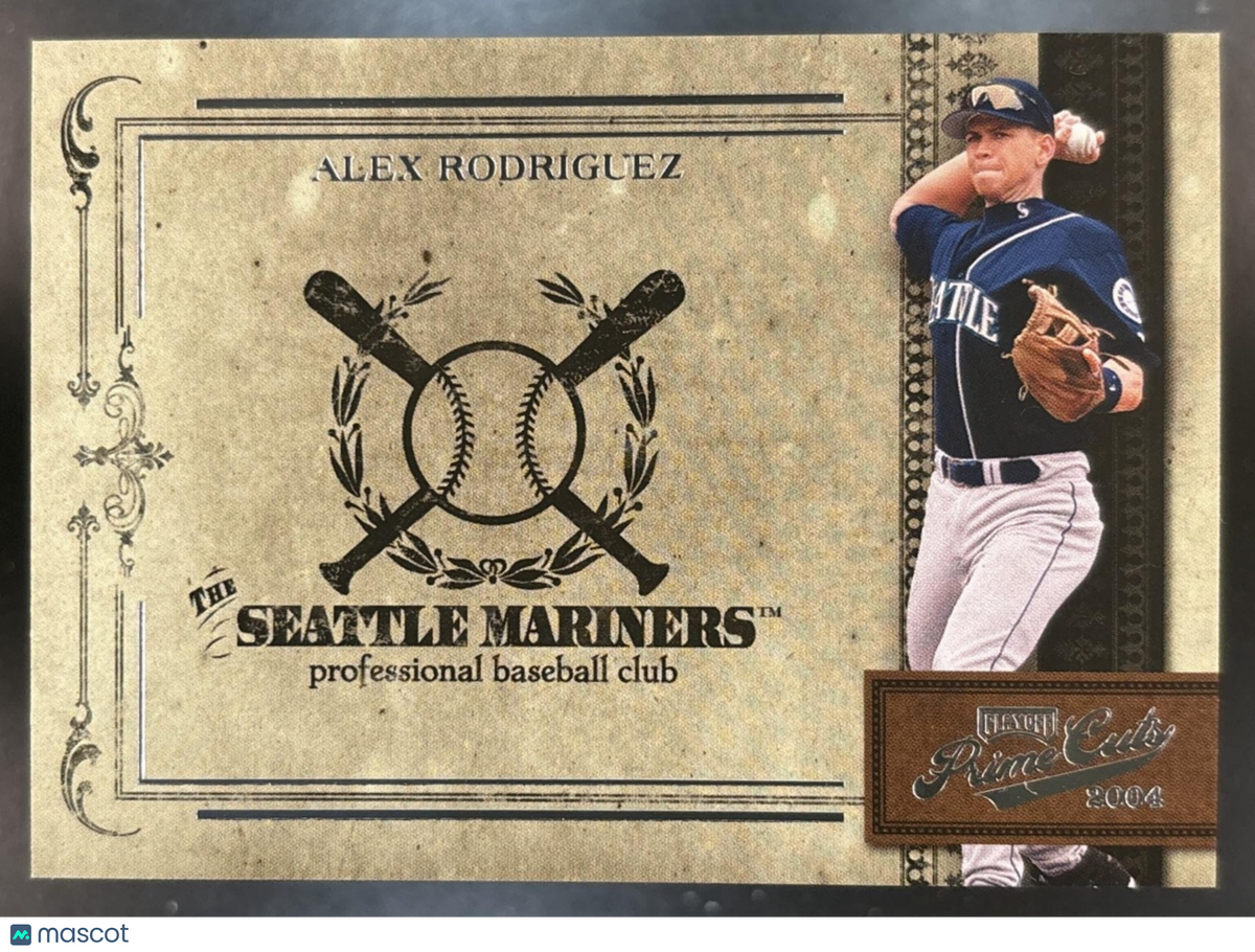 2004 Playoff Prime Cuts II Alex Rodriguez /699 #85 Seattle Mariners