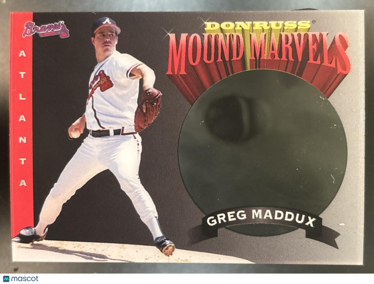1995 Donruss Greg Maddux Mound Marvels #1 Atlanta Braves