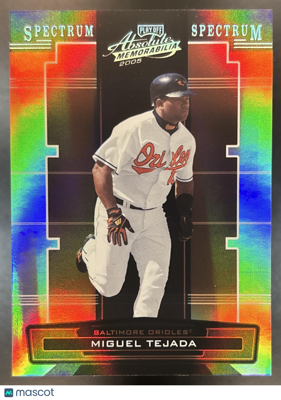 2005 Playoff Absolute Memorabilia Miguel Tejada Spectrum Silver /150 Orioles