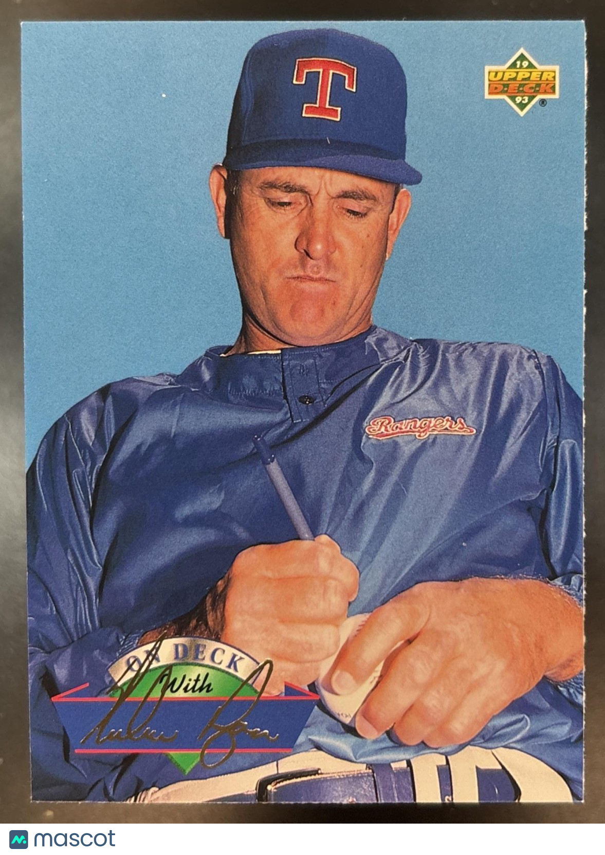 1993 Upper Deck Nolan Ryan On #D20 Texas Rangers