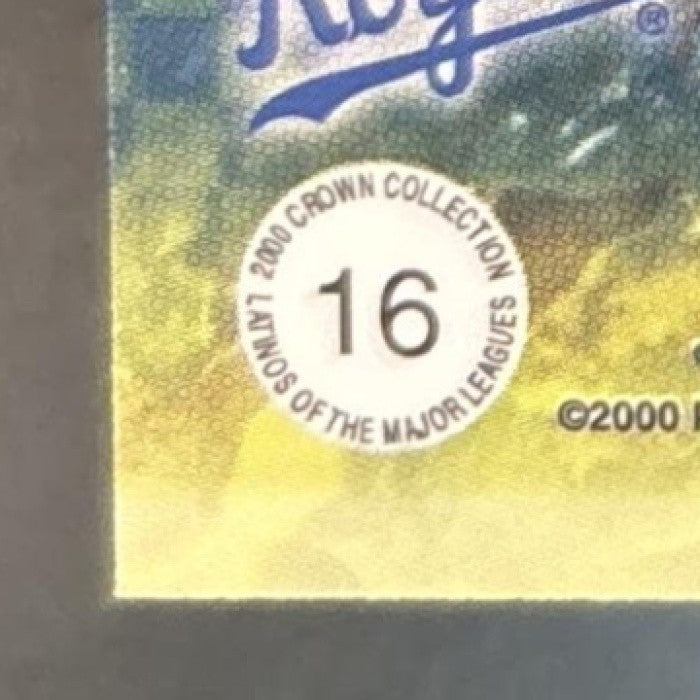 2000 Pacific Crown Collection Carlos Beltran Latinos of the Major Leagues #16