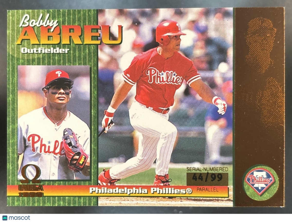 1999 Pacific Omega Bobby Abreu Copper /99 #177 Philadelphia Phillies