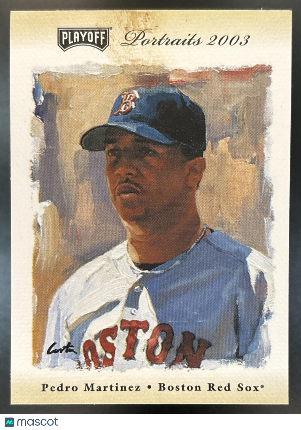 2003 Playoff Portraits Pedro Martinez Beige /250 #36 Boston Red Sox