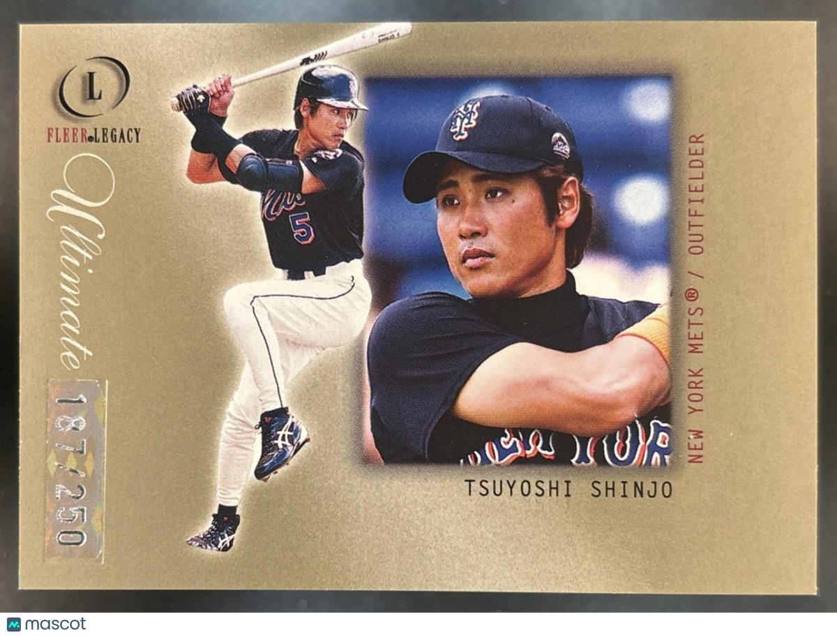 2001 Fleer Legacy Tsuyoshi Shinjo Ultimate /250 #103 RC New York Mets