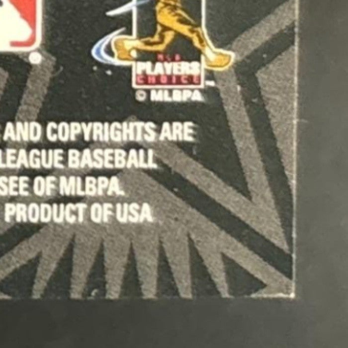 1997 Leaf Andruw Jones 22kt Gold Stars /2500 #4 RC Atlanta Braves