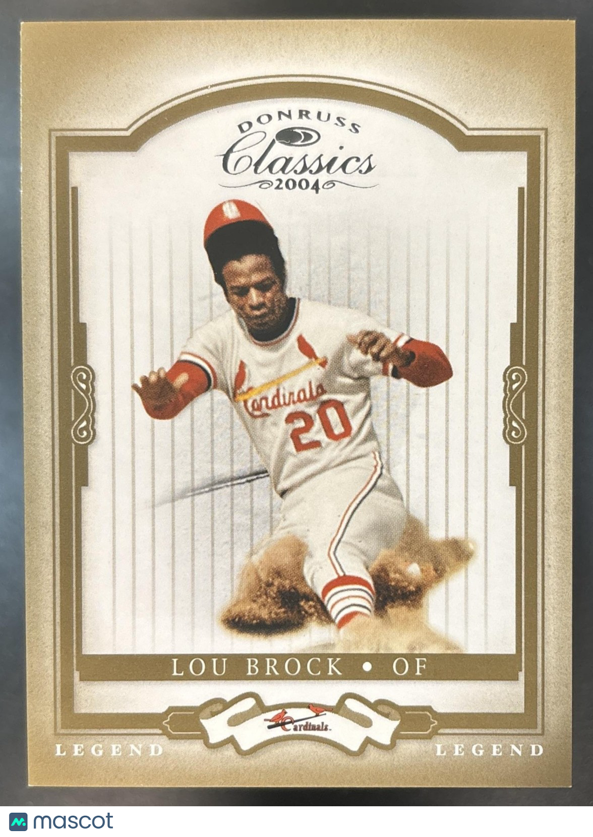 2004 Donruss Classics Lou Brock /1999 #171 St. Louis Cardinals